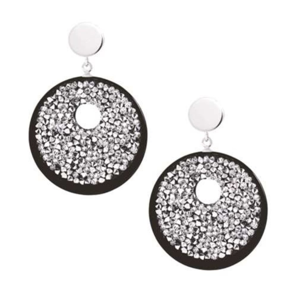 VOLPINO BLACK JUPITER DUST EARRINGS